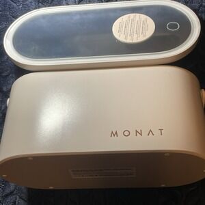 NEW Monat Bright Top LED Mirror Travel Tote 9 X 4.5 X 4" No Packaging MINTY